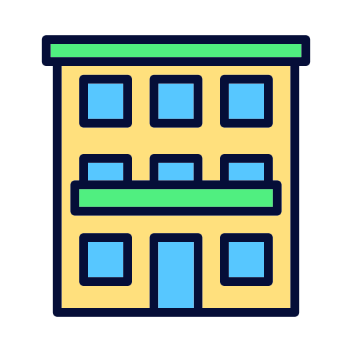 Condominium Generic color lineal-color icon