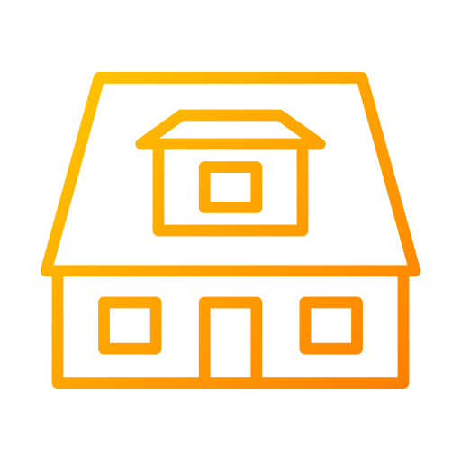 bungalow Generic color lineal-color icono