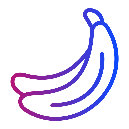 Banana Generic gradient outline icon