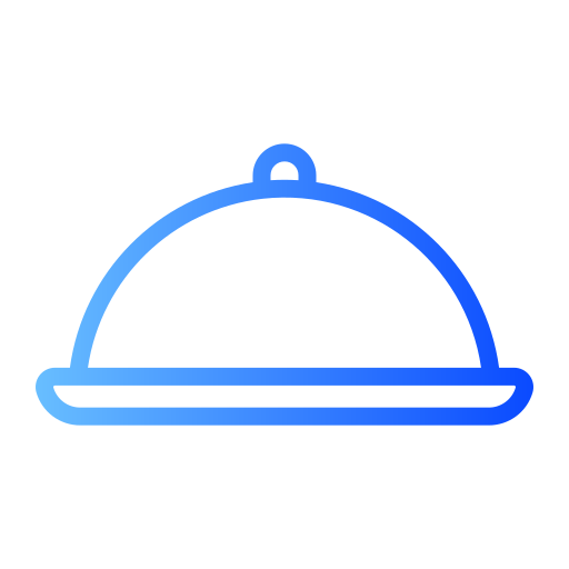Food tray Generic gradient outline icon