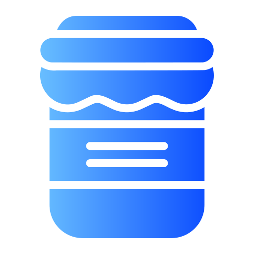 słoik dżemu Generic gradient fill ikona