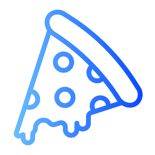 porción de pizza Generic gradient outline icono