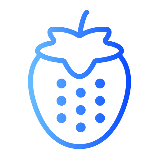 Strawberry Generic gradient outline icon