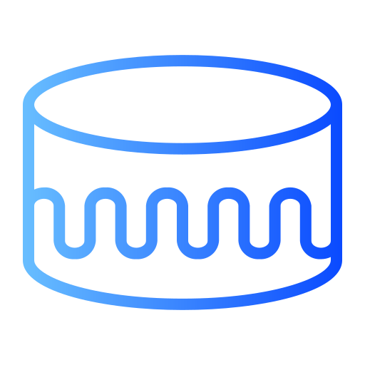 torta Generic gradient outline icona