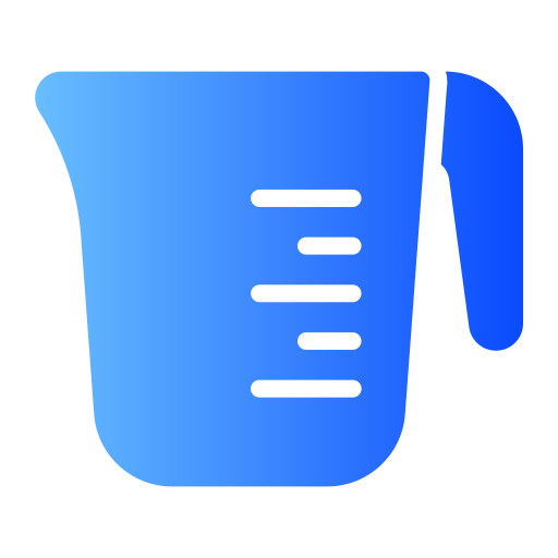 Measuring cup Generic gradient fill icon