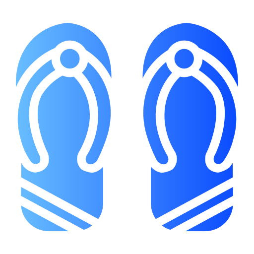 Flipflops Generic gradient fill icon