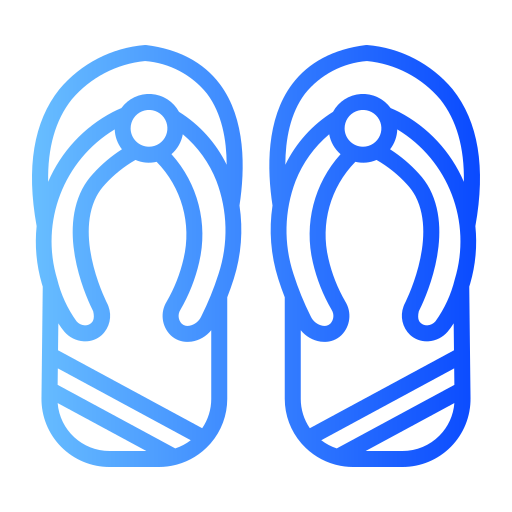 slippers Generic gradient outline icoon