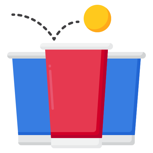 beer pong Generic color fill Ícone