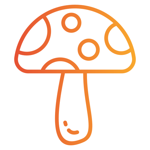 Mushroom Generic gradient outline icon