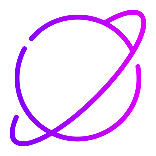 Planet Generic gradient outline icon