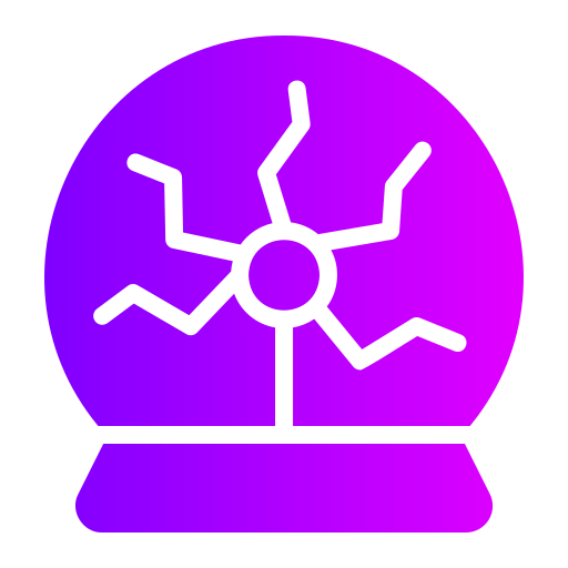 Plasma ball Generic gradient fill icon