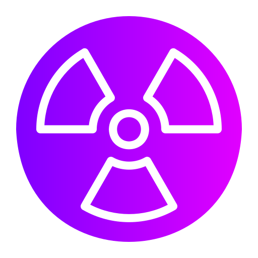 radioactif Generic gradient fill Icône