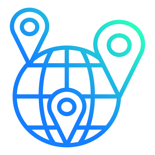 international Generic gradient outline icon
