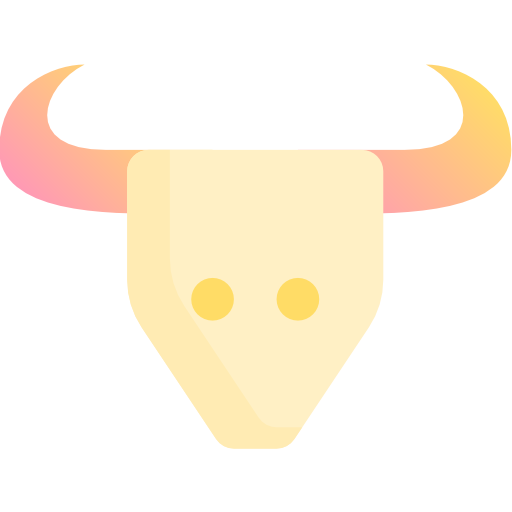 crâne de vache Fatima Yellow Icône