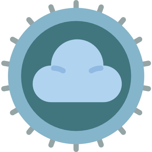 cloud computing Basic Miscellany Flat icoon