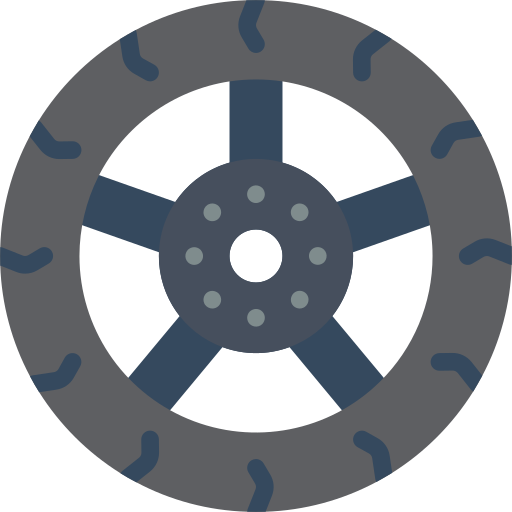 Wheel Basic Miscellany Flat icon