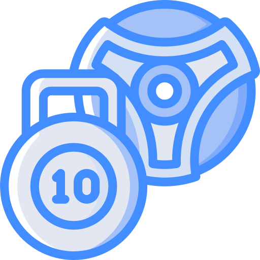 Weightlifting Basic Miscellany Blue icon