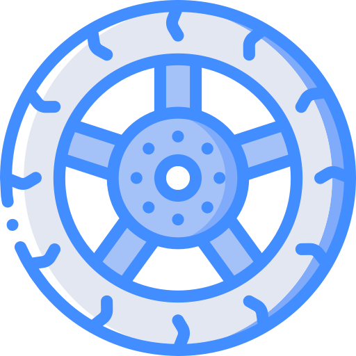 Wheel Basic Miscellany Blue icon