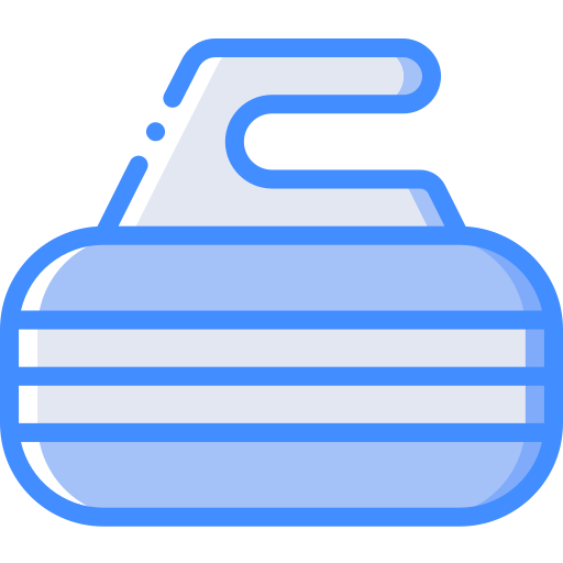 Curling Basic Miscellany Blue icon