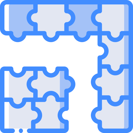 puzzle Basic Miscellany Blue icon