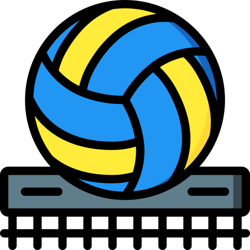 Volleyball Basic Miscellany Lineal Color icon