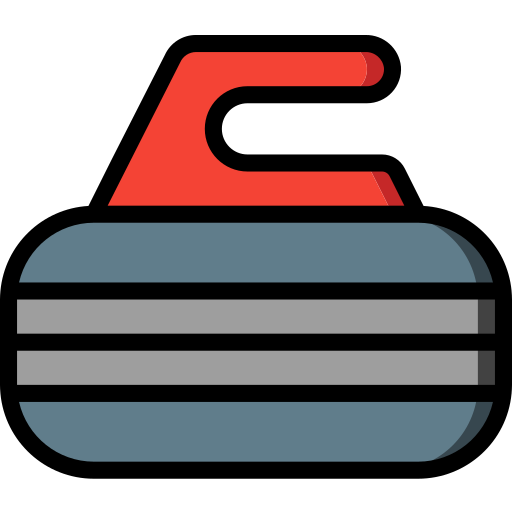 Curling Basic Miscellany Lineal Color icon