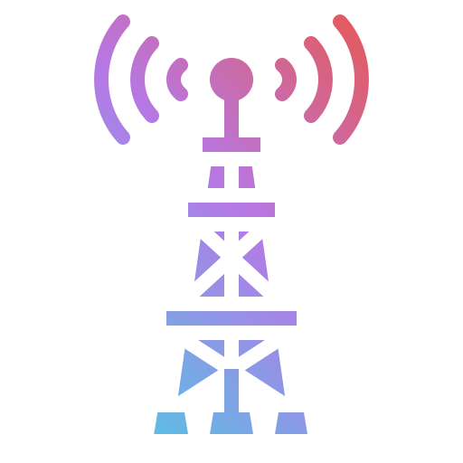 signal wi-fi Generic gradient fill Icône