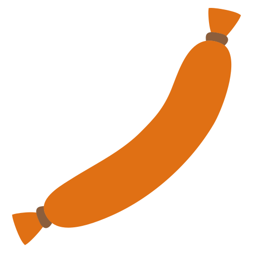Sausage Generic color fill icon