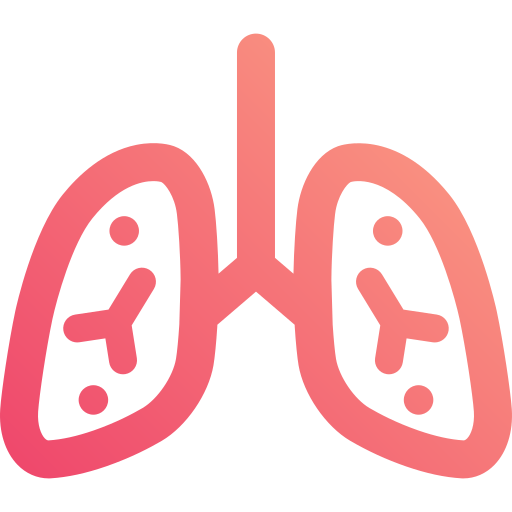 肺 Generic gradient outline icon
