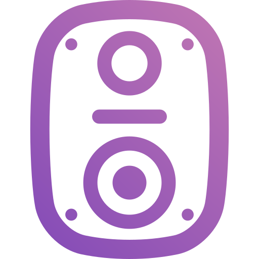 soundsystem Generic gradient outline icon