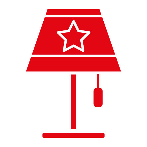 lampa stołowa Generic color fill ikona