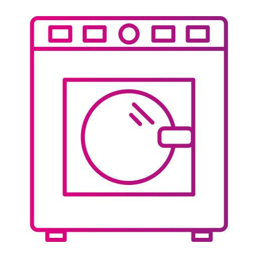 máquina de lavar Generic gradient outline Ícone
