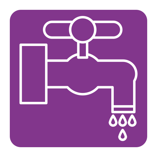Water faucet Generic color fill icon