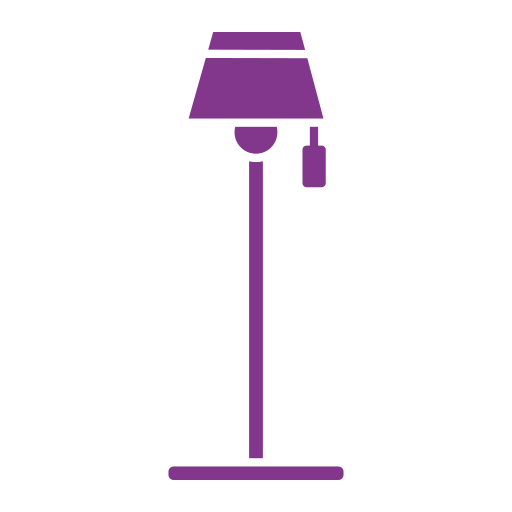 decoración de la lámpara Generic color fill icono