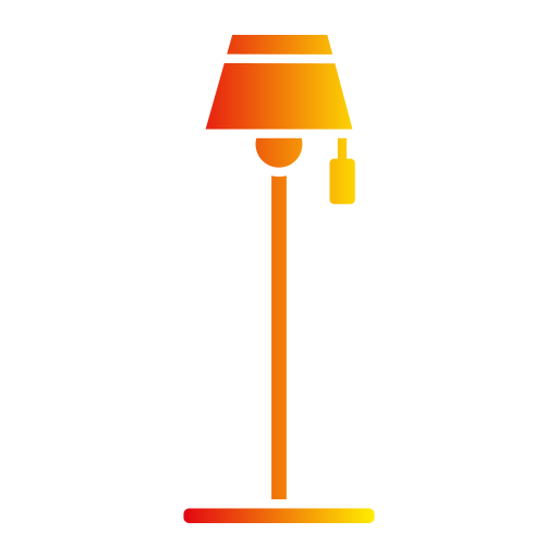 decoración de la lámpara Generic gradient fill icono