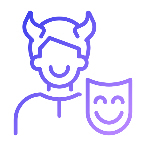 Devil Generic gradient outline icon