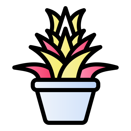 bromelia Generic gradient lineal-color icono