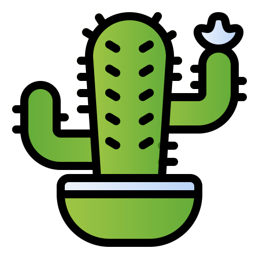 Cactus Generic gradient lineal-color icon