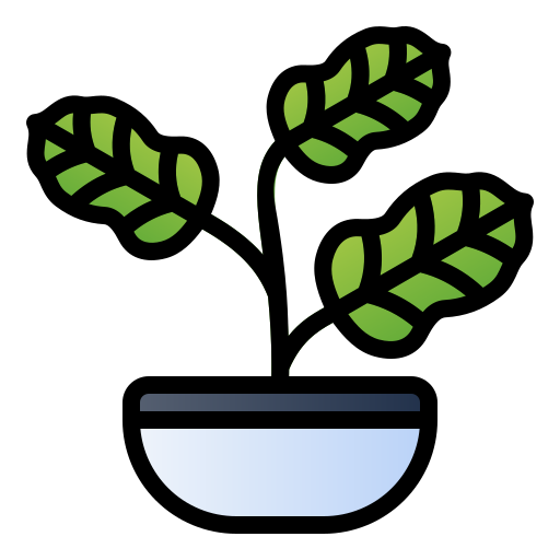 Fiddle leaf fig Generic gradient lineal-color icon