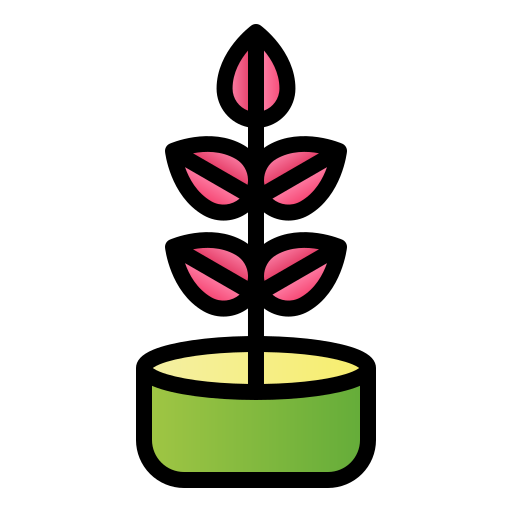Rubber plant Generic gradient lineal-color icon
