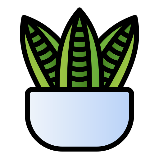 Змеиное растение Generic gradient lineal-color иконка