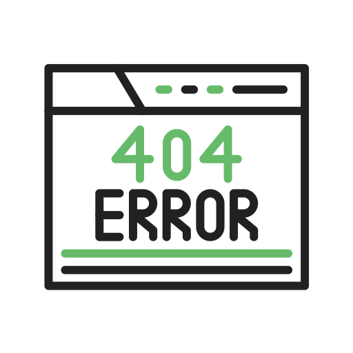 ошибка 404 Generic color outline иконка