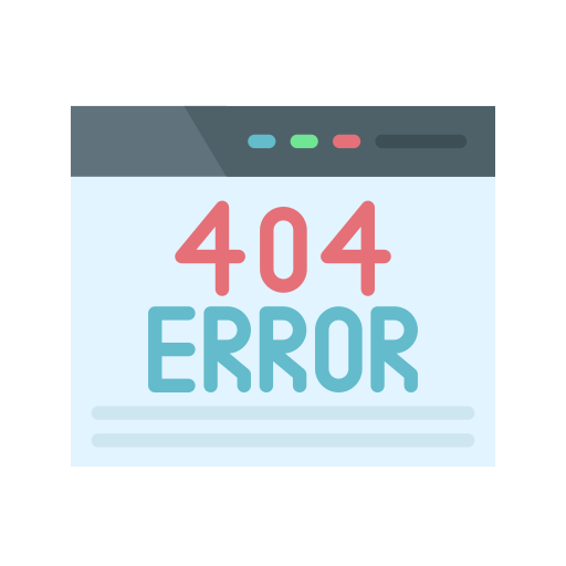 ошибка 404 Generic color fill иконка