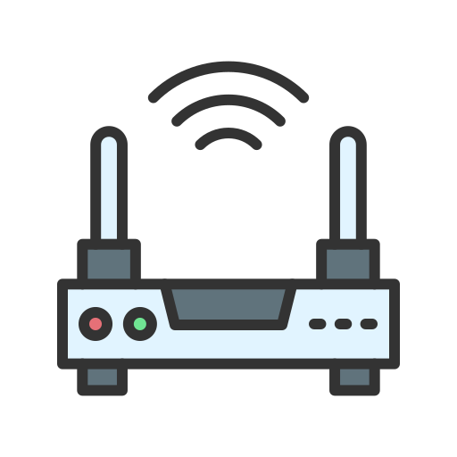Router device Generic color lineal-color icon