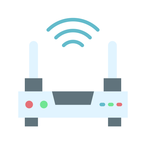 urządzenie routera Generic color fill ikona