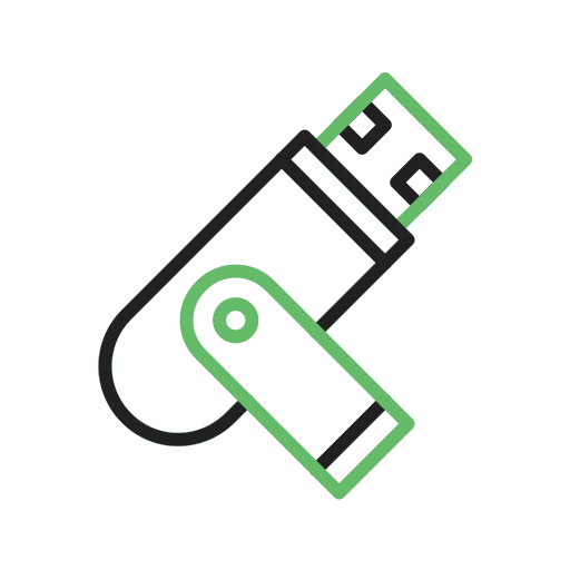 usb Generic color outline icon