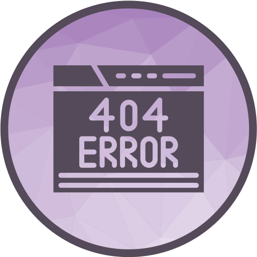 errore 404 Generic color lineal-color icona