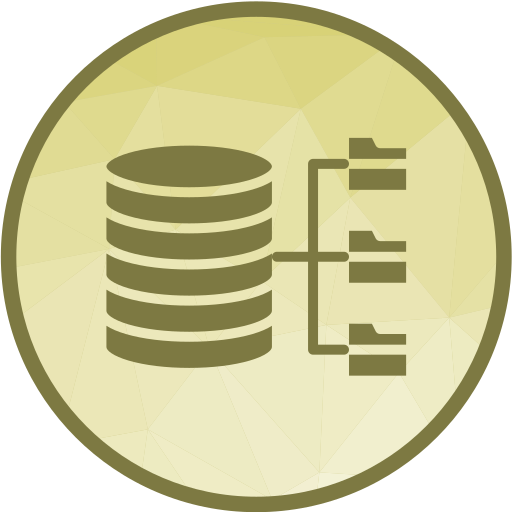 Database Generic color lineal-color icon