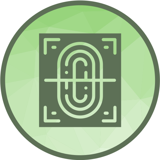 Fingerprint scan Generic color lineal-color icon