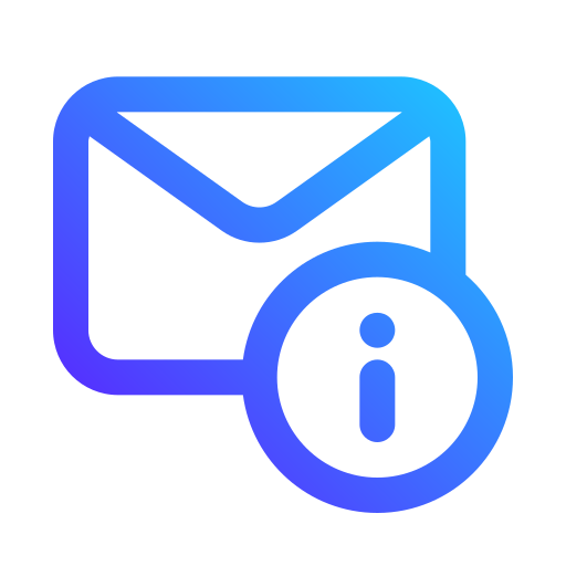 email Generic gradient outline icon